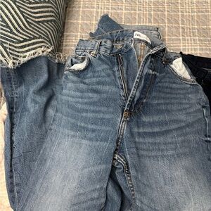 Zara Classic Blue Denim Pants